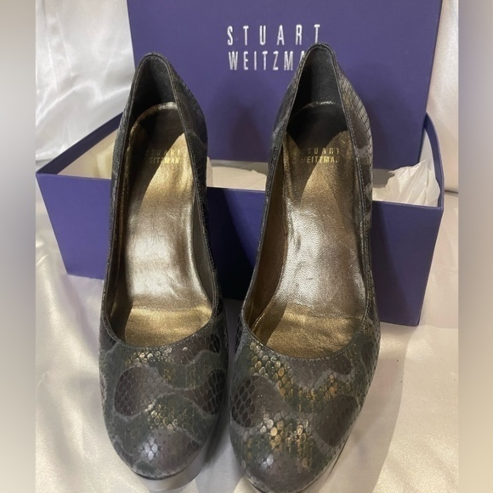 Stuart Weitzman python pumps - image 2